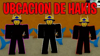 👤 ¡UBICACION de TODOS LOS HAKIS en BLOX FRUITS! (ROBLOX)