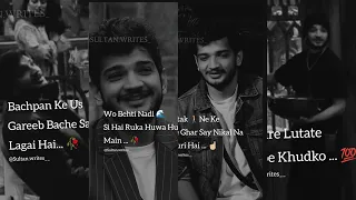 Munawar Faruqui Shayari Collection || Urdu Sad Poetry Heart Touching || Urdu shayari Love | #shayari