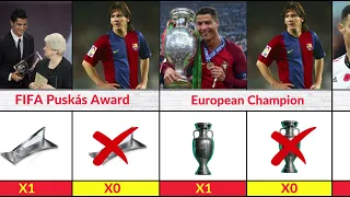 Ronaldo Vs Messi - All Trophies And Awards Comparison 2025