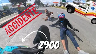 Me caí de la Z900 / Dios nos salvó 🙏🏻