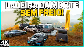 LADEIRA DA MORTE SEM FREIO - AI É FODA RS - FORZA HORIZON 4 GAMEPLAY 4K 60FPS