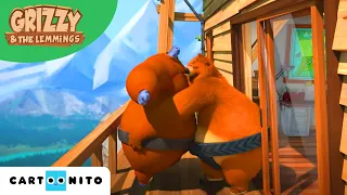 Гризи и лемингите | Сумо с леминги | Cartoonito