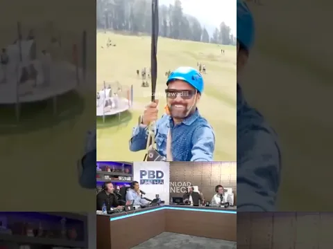 Man Ziplining Without a Clue—Terror Attack Happens Right Beneath Him