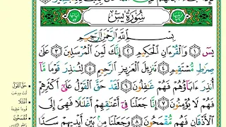 سورة يس مكررة سبع مرات مكررة
