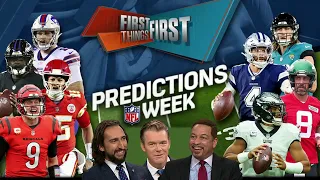 Nick, Brou & Wildes predict Super Bowl LVIII champs, division winners & NFL MVP | FIRST THINGS FIRST