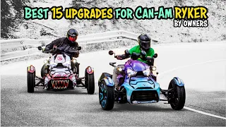 Must have 15 upgrades for your #CanAm RYKER