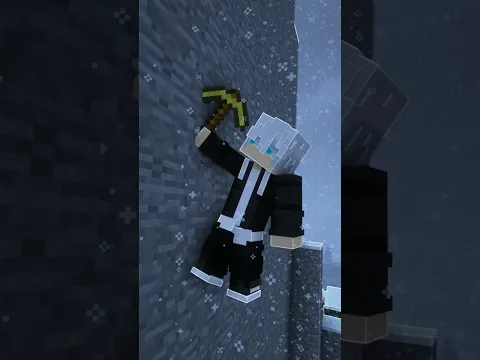 Mendaki Tebing  #minecraft #shorts