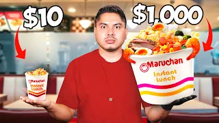 Probando MARUCHAN de $10 vs $1000