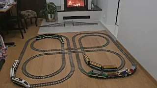 🚂 LEGO train crash – 3 tracks, 6 crossings, epic crash! 💥
