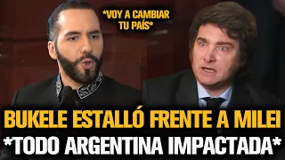 BUKELE ESTALLÓ EN ARGENTINA Y MILEI QUEDÓ IMPACTADO