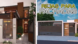 +60 Ideas de REJAS para FACHADAS DE CASAS | Rejas para ventanas y puertas