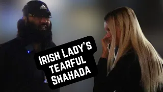 Irish Lady Finds Islam Amid Tears in Stratford! Mustafa | Speakers Corner