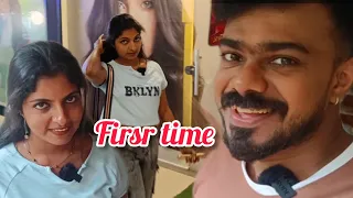 1st time ( hair treatment)#vlogs #SVThalasserycouple
