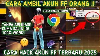 CARA MENGAMBIL AKUN FREE FIRE SULTAN MILIK ORANG LAIN | CARA HACK AKUN FF‼️