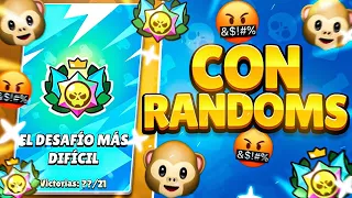 ¿¿SERE CAPAZ de GANAR el DESAFIO MAS DIFICIL con RANDOMS?? (21 VICTORIAS)🤓