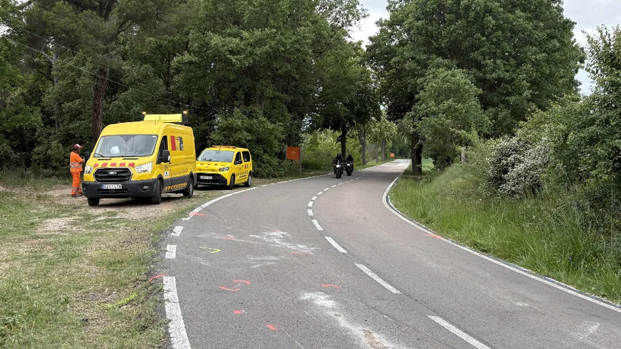 Mor un motorista en un xoc frontal a El Brull
