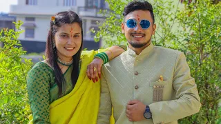 हमारी सगाई 🤭❤ Finally 🥺@Rohit_nayal_vlogs ! Poonam Bisht