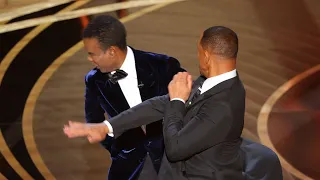 威尔史密斯奥斯卡颁奖礼直播暴揍主持人完整版! (中英字幕) Will Smith slapping Chris Rock uncensored
