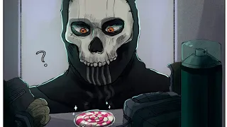 Un regalito para Ghost //Comic en español //Ghost x Soap //MW2