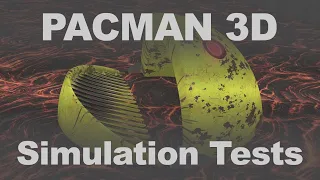 PACMAN 3D – Robotic Character Variant Interaction Simulation | Cinema 4D