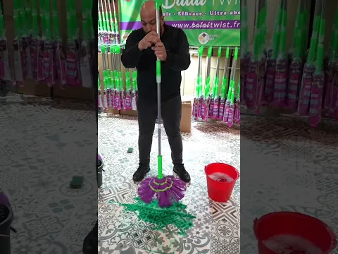 Le balai idéal pour faire le ménage (Note : Cette vidéo ne fait l’objet d’aucune contrepartie)