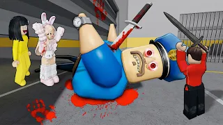 Yuta Dan Mio Lari Dari Barry Prison Run Zombie, Baby Celine Hebat || ROBLOX