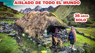 36 años VIVIENDO SOLO en un inhóspito rincón de los ANDES PERUANOS, Don Aurelio