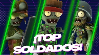 ¡Top del peor a mejor Soldado! ¿los conoces a todos? PVZ Garden Warfare 2