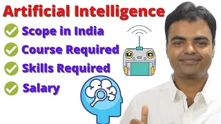 Scope of Artificial Intelligence in India, Courses, Salary, Skills, Future Growth in Hindi #ai