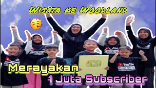 KESERUAN SAAT PERAYAAN 1 JUTA SUBSCRIBER DI WOODLAND KUNINGAN😊🥰