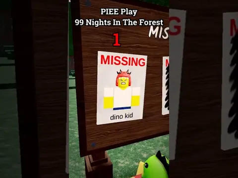 Part 1 - PIEE Play 99 Night In The Forest  #roblox #99nightintheforest