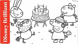 Peppa Pig’s Summer Picnic! 🧺🌸 Coloring Fun with Friends l Disney Brilliant