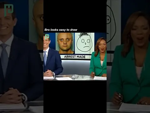 The Suspect Sketch Was TOO Accurate 🤣#NewsFail #Funny #Skit #Trending
