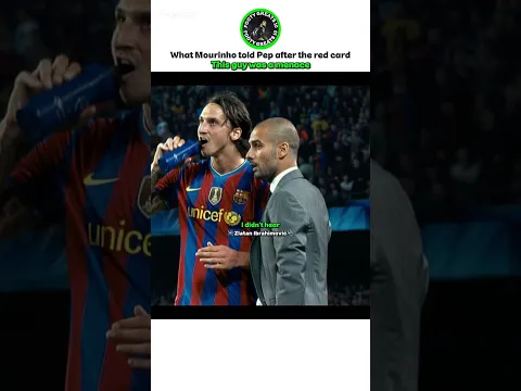 What José Mourinho said in Pep's ear THAT night