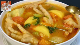 CONOCE LOS BENEFICIOS del CALDO DE PATAS DE POLLO: Una OPCIÓN SALUDABLE y FÁCIL para toda la familia
