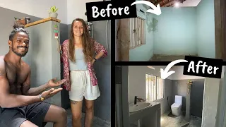 We finally finished our bathroom renovation!!! HUGE UPGRADE!