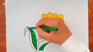 “How to Draw Beautiful Flowers Step by Step | Easy Flower Drawing for Beginners”