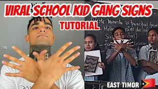 VIRAL SCHOOL KID GANG GANGS TUTORIAL (EAST TIMOR 🇹🇱)