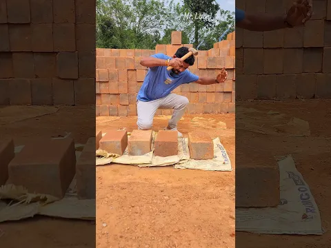 😱இத வாங்கி பாருங்க 🥳#explorepage #trending #vinovlogs #bricks #mudbrick