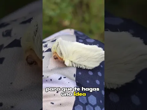 ¿CONOCÍAS A LA ORUGA PELUCHE? ¿Sabías qué? #20 #shorts
