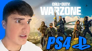 ¿CÓMO es JUGAR a WARZONE en PS4?😱​