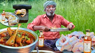 🔥 Secrets of Village Cooking 🍗 | Country Chicken Rasam Eating Celebration | Thug Life Man🔥