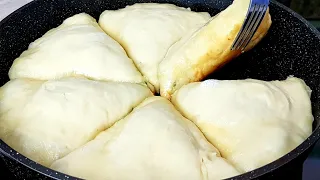 ВКУСНЕЕ ВСЯКИХ ЧЕБУРЕКОВ!!! КЕФИРНЫЕ ТРЕУГОЛЬНИКИ НА СКОВОРОДЕ ‼БЫСТРО И ВКУСНО 📌