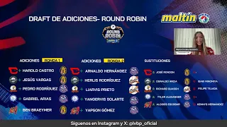 DRAFT DE REFUERZOS Y SUSTITUCIONES PARA EL ROUND ROBIN 2024-2025 | EN VIVO