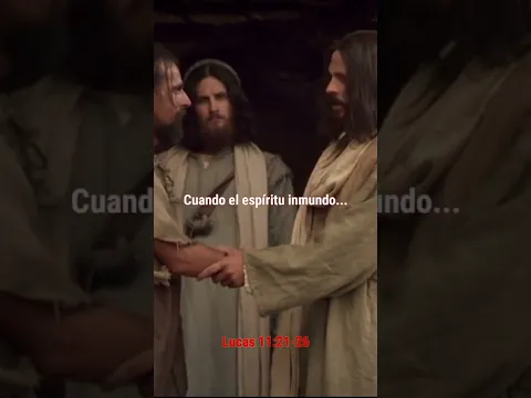Jesús habla sobre la posesión demoníaca (Lucas 11:21-26) #Shorts
