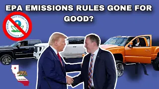 California Moves To Strike Down Emission Regulation! Deleting Diesel Trucks Under Trump EPA?