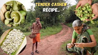 Special south Indian recipe by using tender cashew | village style recipe | ಎಳೆಯ ಗೇರು ಬೀಜದಿಂದ ಪಲ್ಯ..