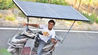 We Made Unlimited Range Solar Powered Electric Bike
