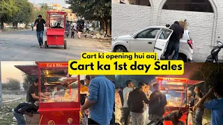 Cart ka opening day | finally opening ho gai | Kya Sales rahi | #tamannapraveenvlogs