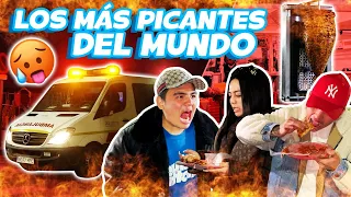 Probamos el TACO🌮más PICOSO🌶del MUNDO🥵/FAMILIA MILLONARIA DIAZ